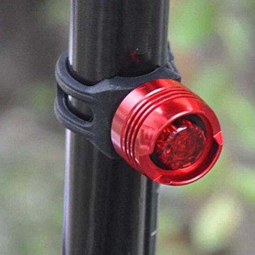 Bike Licht – Sun Run Super Bright Wasserdicht vorne und hinten Aluminium LED Fahrrad torch- klein & rugged- Road, Racing & Mountain – inklusive Batterien – passend für alle Fahrräder, Dreirad, Roller - 5