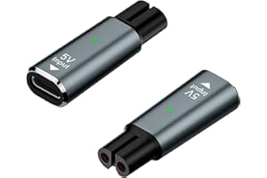 SWIFTCTRL 5v USB-C Adaptador, Adaptador de Enchufe de Cargador para Rasuradoras y Cortadoras de Cabello, Para Philips One Blade Qp2734 Qp2824 Qp2724 Qp2834 Qp4631 Mg7930 Mg7950 Mg9530 7000 9000 Series