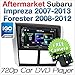 Produktbild Tunez Auto-GPS-/DVD-MP3-Player für Aftermarket Subaru Impreza 3. Generation GE GH GR GV G3 Baujahr 2007 2008 2009 2010 2011 2012 2013 Forester S3 SH Baujahr 2008-2012 Stereo Radio Headunit