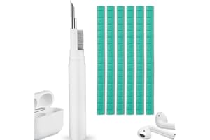 CATOR Kit de Limpieza Contactos Electronicos, Apto para AirPods, iPhone, Teléfono, Smartphone, Auriculares, Impiador Airpods, INCL. Pasta de Limpieza, pluma de limpieza