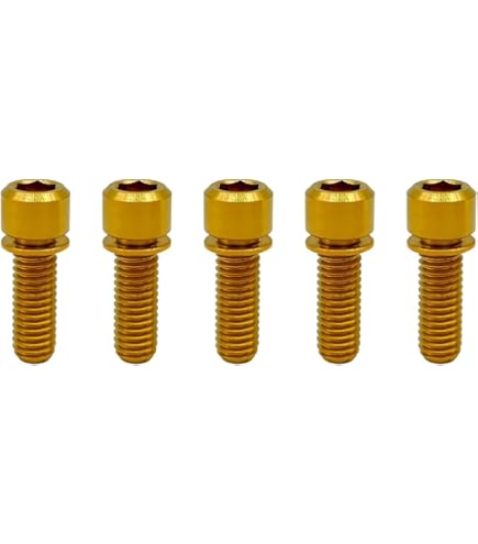 Titanschraube Mit Unterlegscheibe M6 - Leicht & Korrosionsbeständig Für Mountainbikes