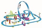 Webby Paradise Roller Coaster Track Racer Train Set