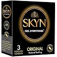 Skyn Original Condoms for Men- 3 count | Feel Everything | Latex Free