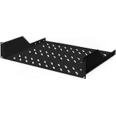 DIGITUS Fixed installation shelf - 19" - 2 U - Front mount - Load capacity | Front Fixing &ndash; For Network Enclosures and Server