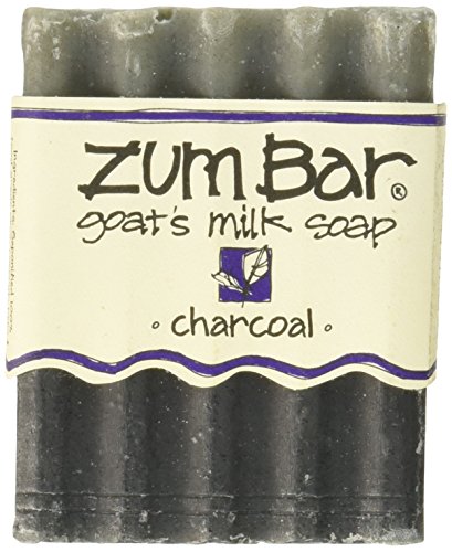 Indigo Wild - Carbón de leña del jabón de la leche de la cabra de la barra de Zum - 3 oz.