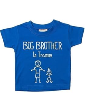 großer Bruder in Training blau T-Shirt Baby Kleinkind Kinder verfügbar in den Größen von 0-6 Monate bis 14-15...