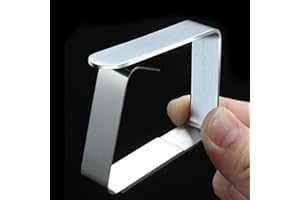 Nakeey 10pcs Edelstahl Tischdeckenklammer Garten Tischdeckenhalter Tischtuchhalter Tischtuchklammern Tischtuch Clips Geeignet für Desktop Zum Klammer Befestigen der Tischdecke