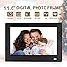 Produktbild TianranRT 11,6 Zoll Front Bildschirm Taste High Definition Digital Foto Rahmen Frontscheibe Knopf Digitaler Bilderrahmen