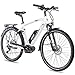 Produktbild CHRISSON 28 Zoll Herren Trekking- und City-E-Bike - E-Actourus Weiss matt - Elektro Fahrrad Herren - 10 Gang Shimano Deore Schaltung - Pedelec mit Mittelmotor Performance Line 250W, 63Nm