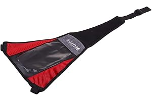 P Prettyia Universal Road Mountain Bike Bicycle Turbo Trainer Sweat Absorb Guard Strap Net Cover with Phone Pouch, Upgraded