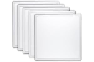 CLAR - Dalle LED 60x60, Panneau 40W Blanc Froid 6000ºK, Plaque Lighting Panel (Pack 5)