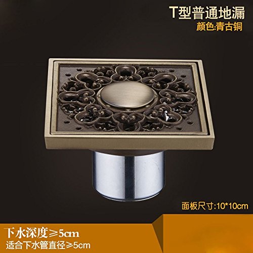 SDKKY All copper floor drain cover odor proof floor drain stainless steel filter screen washing machine floor drain,a