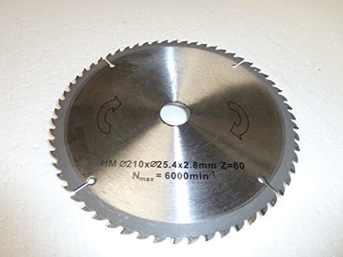 210mm x 60T x 25.4mm bore TCT Protrade Mitre/Table Saw Blade