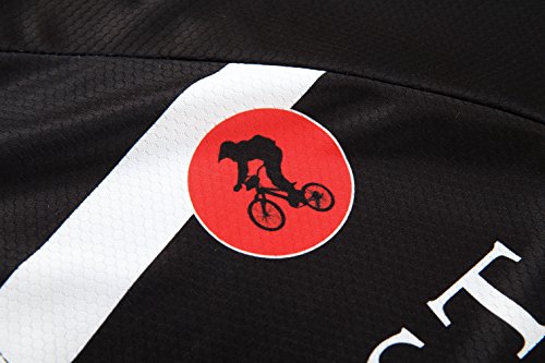 [Größe:S-5XL][option:Trägerhose,3D 2.8cm Sitzpolster] Fahrrad Trikot Langarm Radhose Radtrikot Fahrradbekleidung Herren Männer Hemd mit lange Ärmeln Set Cycling OutdoorTrikots Windjacke Neue - 5