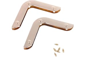 SimpleLife 2 Pièce Sac à Main en métal Coin Protecteur Bord Garde de sécurité pour Sac à Main Faisant des Accessoires