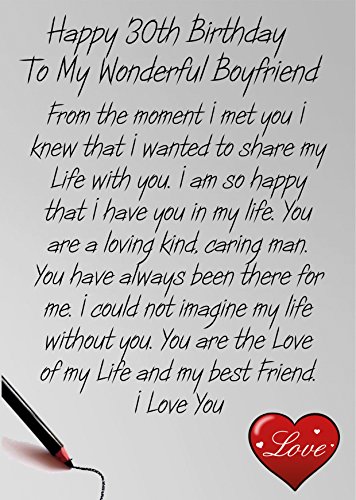 happy 30th birthday boyfriend