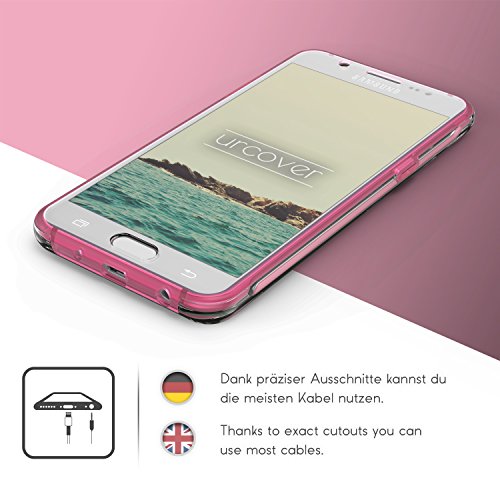 Urcover Galaxy J5 2016 Funda Nueva Versi n Mejorada Funda Carcasa Samsung Galaxy J5 2016 Completa 360 Grados TPU Crystal Clear Case suporto Qi M vil Smartphone Rosado reviews Urcover Galaxy J5 2016 Funda Nueva Versi n Mejorada Funda Carcasa Samsung Galaxy J5 2016 Completa 360 Grados TPU Crystal Clear Case suporto Qi M vil Smartphone Rosado