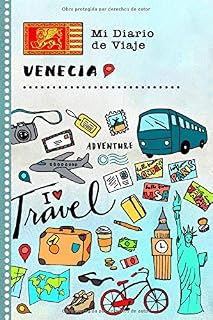 Venecia Mi Diario de Viaje: Libro de Registro de Viajes Guiado Infantil - Cuaderno de Recuerdos de Actividades en Vacaciones para Escribir, Dibujar, Afirmaciones de Gratitud para Niños y Niñas