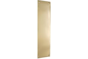 Infinity Decor Plaque de protection de porte en laiton poli style victorien 300 x 75 mm pour portes intérieures et extérieures