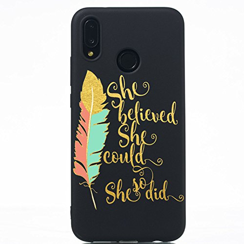 Preisvergleich Produktbild Neo Silikon Hülle Komplettschutz [Scratch-Resistant],Kreativ Niedliche Cartoon Malerei Silikon Hülle / Schutzhülle / Cover Soft Ultra Dünn Crystal Kirstall Gel TPU Protective back für Huawei P20 Lite