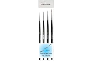 DAVINCI ESPACE BEAUX ARTS Da Vinci Set Pennello Martora Rosso 2/0, 0, 1, 2
