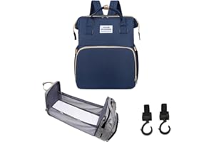 NORINORI Diaper Bag Backpack Multifunction Baby Bag Waterproof Large Travel Back Pack with Changing Station and USB Charging Port for Moms Dads Baby Registry Search Newborn Baby essential Gifts