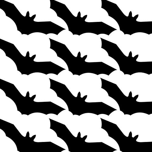 12 Stück Fledermaus 10cm schwarz Vampir Vogel Vögel Fenster Schutz Aufkleber die cut Tattoo Warnvögel Deko Folie