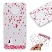 Produktbild HopMore Moto G6 Hülle Silikon Transparent Durchsichtig Hüllen Clear Motiv Design Bumper Ultra Slim TPU Handyhülle Kawaii Muster One Piece Case Cover Pour Moto G6 - Kirsche Katze