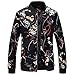 Produktbild Herren Printed Jacke Mantel,Bovake Nähen Sweatshirt Winterjacke Tasche Parka Pullover Freizeit Tops Casual Daunenjacke