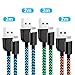 Produktbild WUXIAN MFi Zertifiziert Phone Ladekabel [4 Stück - 2m] Nylon Kabel für iPhone XS/X 8/8 Plus 7/7 Plus 6S/6S Plus 6/6 Plus 5S 5C 5