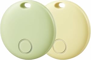 Reyke Smart Tag PRO, Custodia Tracker Compatibile con Apple Dove è? App (Solo iOS), Ricerca Chiavi per Chiavi, Bagagli, Valigia, Portafoglio, IP67, Impermeabile, Confezione da 2