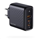 Goobay 45W Caricatore Rapido Da Auto Doppio USB-A E USB A E Usb C Nero