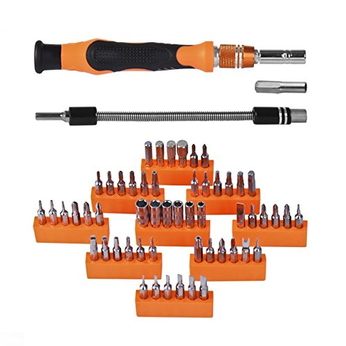 Schraubendreher Set,NIUTOP 58 in 1 Magnetische Schraubenzieher Set mit 54 Bits für Elektronische Kleingeräte Handy, Tablet, PC, Macbook, Uhr etc - 2