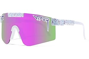 FouncY Occhiali Da Sole Polarizzati Sportivi P-V Da Uomo Montatura Da Ciclismo Occhiali Da Sole Sportivi UV400 Protezione Occhiali Da Sole Da Bici