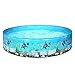 Produktbild SUNXIAOYIGN Rectangular Frame Pool Verdickungs-aufblasbare Badewanne, Erwachsene Badewanne PVC, Faltbare Plastikbadewanne, Pool Umweltfreundliches PVC (Color : 152 * 25CM)