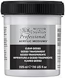 225 ml Winsor & Newton - Gesso Acrílico base transparente 225 ml