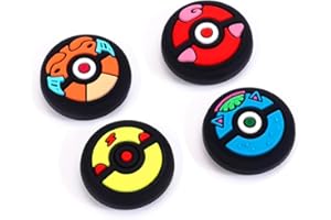 Viwind Copri levette Analogiche in Silicone per Nintendo Switch/Switch OLED Joycon,Joystick Cap Analogico,Joystick Thumb Grip Caps Cover,Accessori Kawaii Animal Cartoon per NS Switch Lite-Ball(Type F)