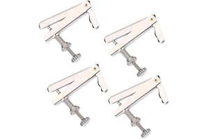 Bnineteenteam 4pcs cello tuners adjuster metal string adjuster cello tuner fine adjuster for 3/4 4/4 cello