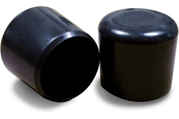 ajile - 12 Pièces - Embout Enveloppant Rond pour Tubes de diam. 16 mm - Noir - EVR116-M
