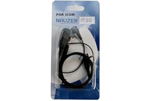NAUZER PTT-32 / Câble avec Micro PTT Compatible avec Le Casque de Chasse PELTOR SPORTTAC (PTT32-S2-ICOM)