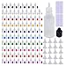 Produktbild XIAONAN 100 x 10ml Leerflaschen Liquidflaschen Plastikflaschen Dropper Kunststoff Tropfflaschen + 20 Trichter (Flaschen + Gemischte Kappen + Spitzen + Trichter + Leere Etiketten)