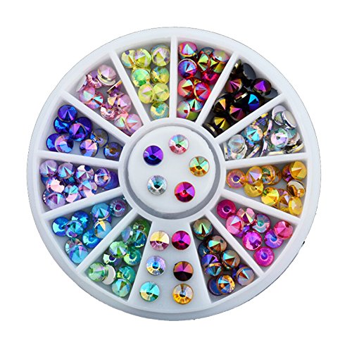 Nail Art Strasssteine Glitzersteine Schmucksteine 3 Stk Set 1 - 4