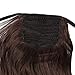 SODIAL(R) Dark Brown Ponytail Wig Hairpiece Hair Piece Long 55cm