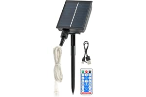 Magie di Natale Pannello Solare Smart Connect a Batteria per Alimentazione (600 LED)