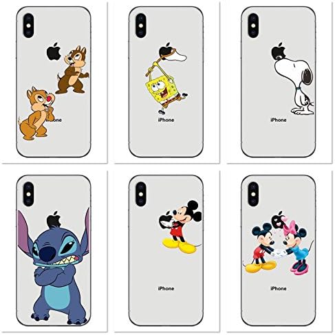 NEW DISNEY CARTOONS TRANSPARENT CLEAR TPU SOFT CASE FOR APPLE IPHONE X JOKER