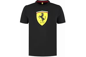 PUMA Scuderia Ferrari F1 Men's Tshirt with Large Scudetto Shield Logo