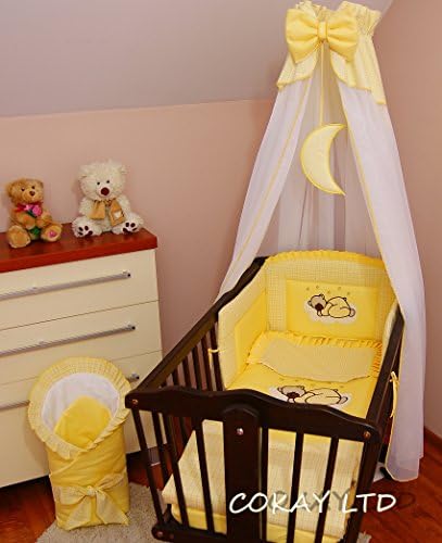 CANOPY drape with Free Standing HOLDER- to fit baby swinging crib/wicker basket/craddle