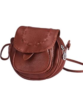 Sannysis Reizendes Mädchen PU-Leder Mini Kleine Verstellbare Schultertasche