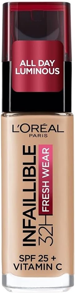 L'Oreal Paris Infaillible 32 Saat Fresh Wear C Vitaminli Fondöten - 125 Natural Beige