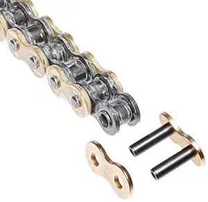 DID 525VXGB-120 Gold X-Ring Chain with Connecting Link
